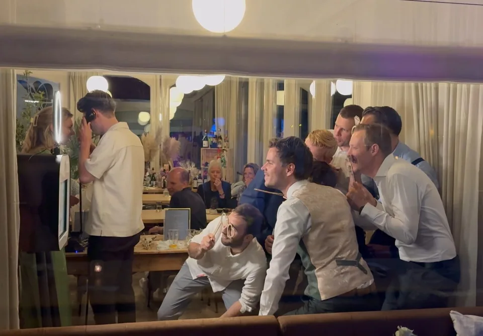 Samen voor de camera