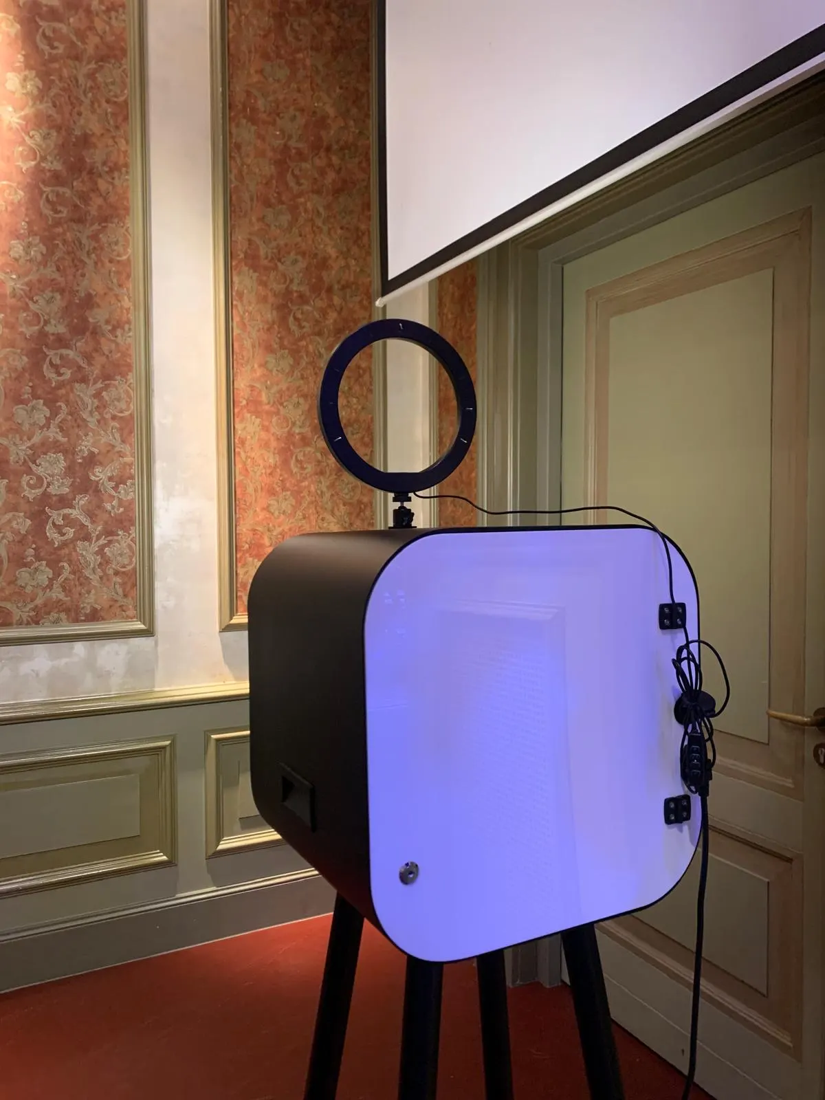 Photobooth van Grunn Fotofunn op een evenementlocatie