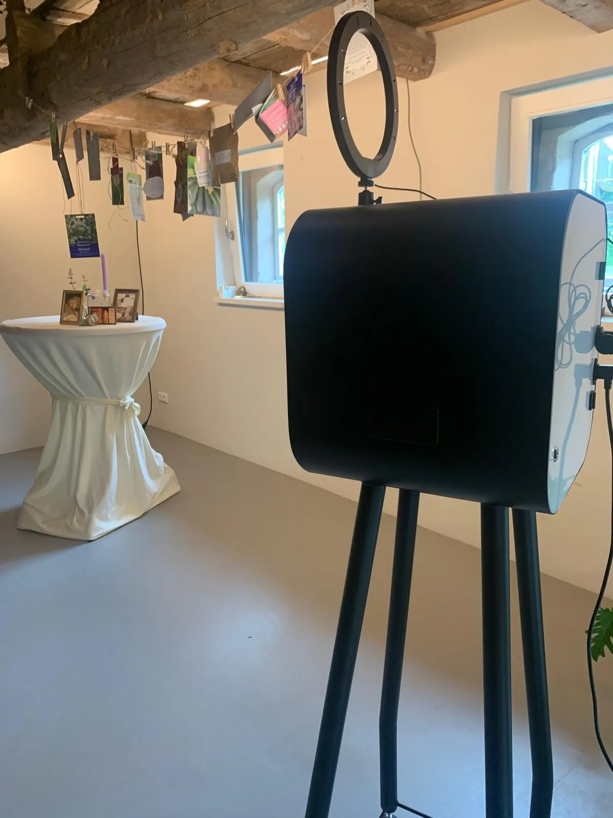 Photobooth van Grunn Fotofunn op een evenementlocatie