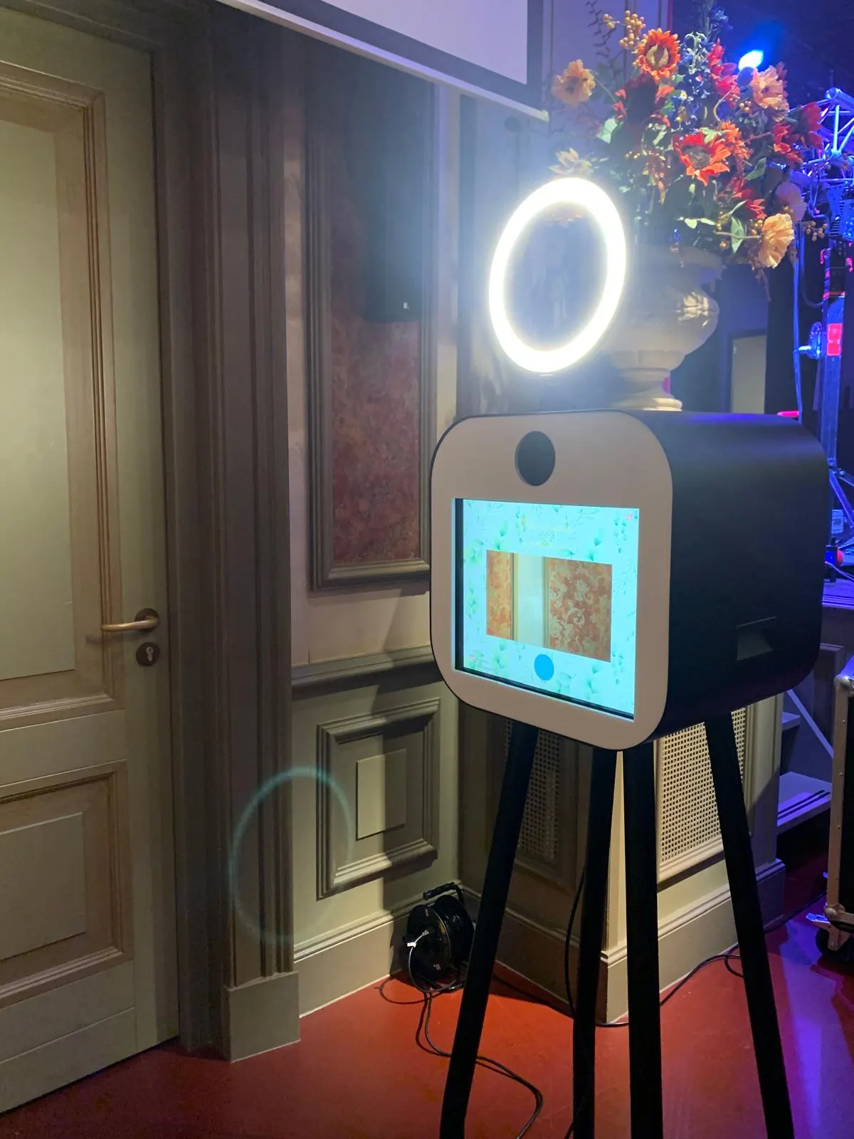 Photobooth van Grunn Fotofunn op een evenementlocatie