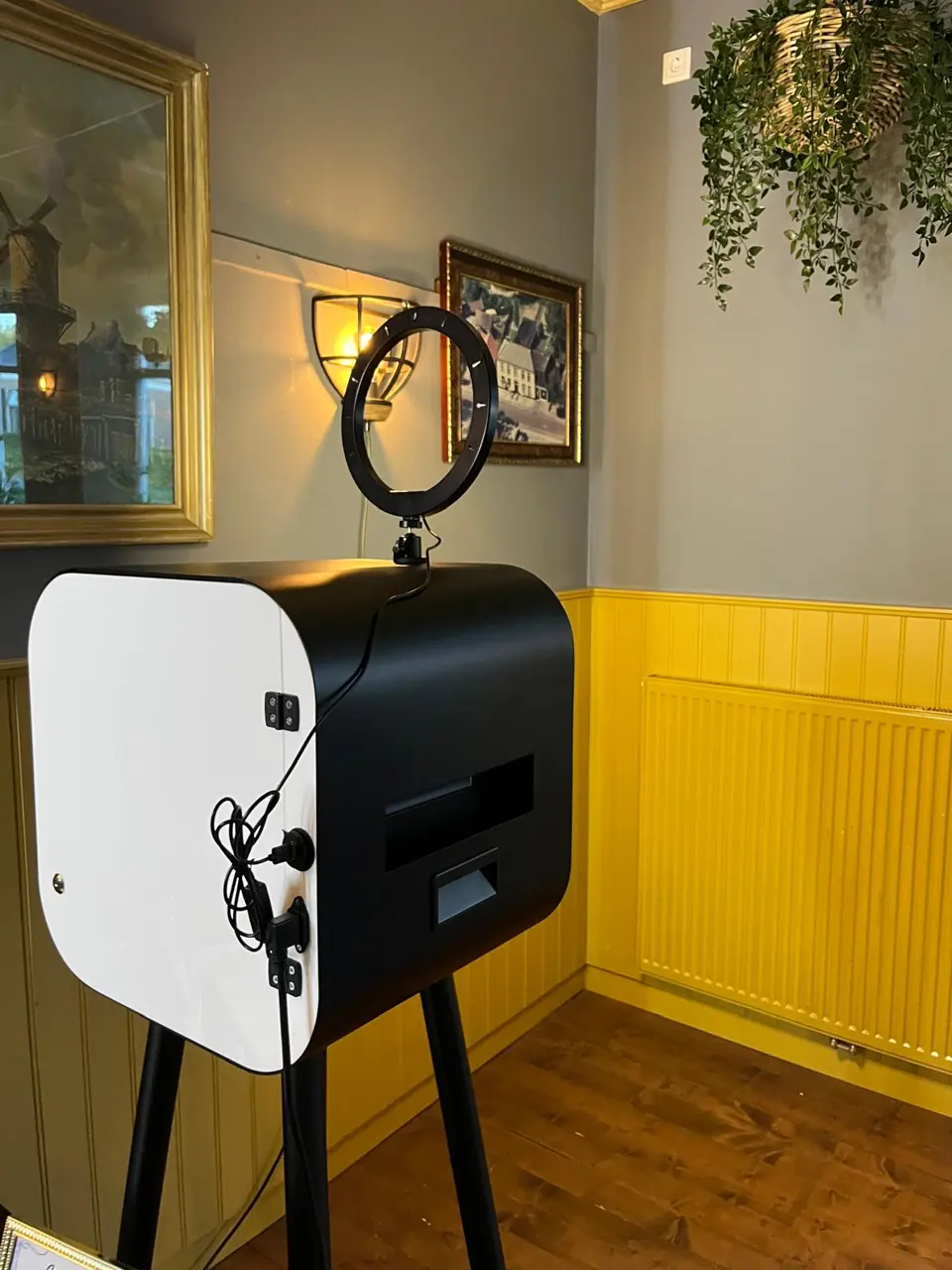 Photobooth van Grunn Fotofunn op een evenementlocatie