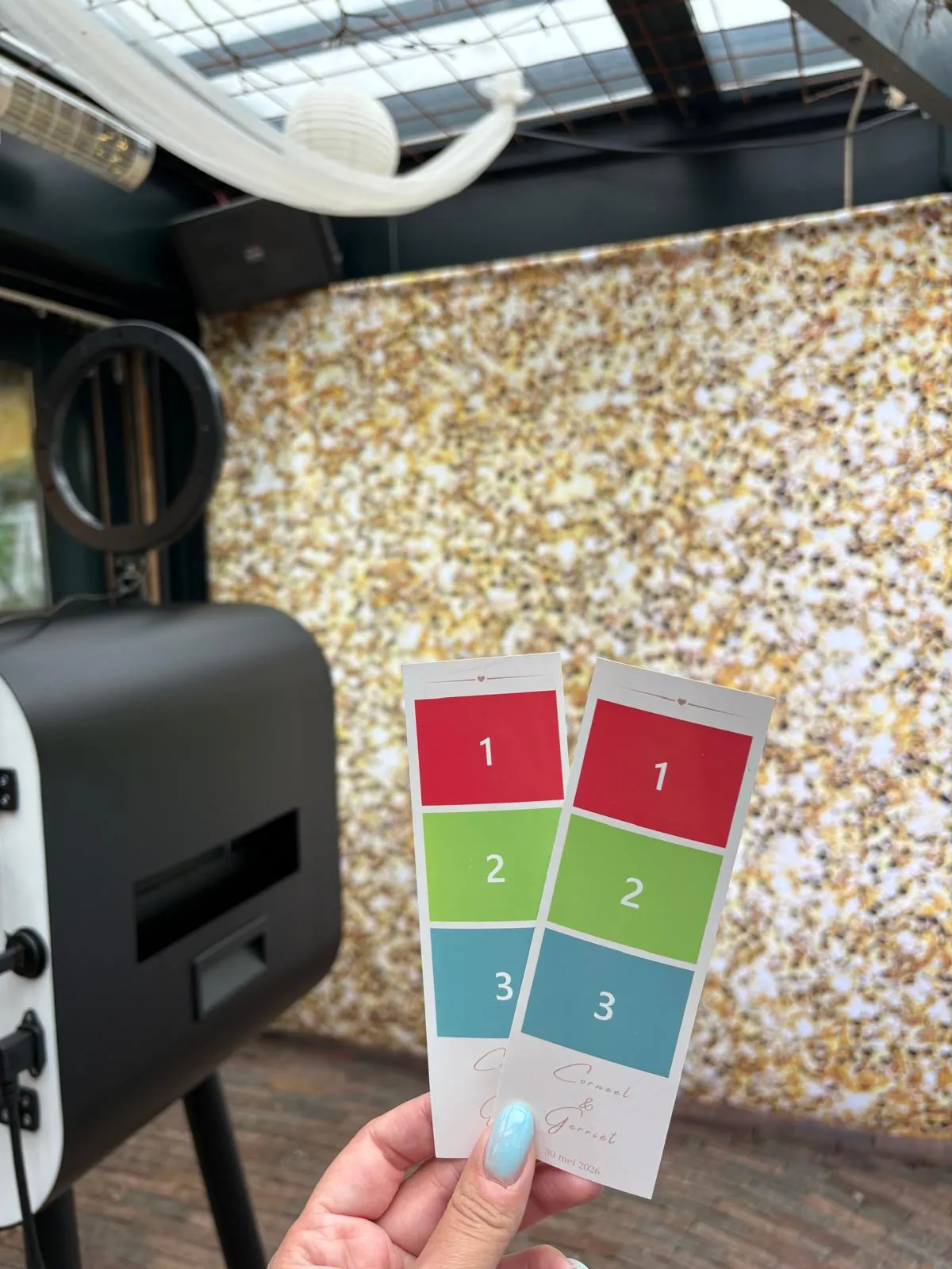 Persoonlijke fotostrips als herinnering aan een evenement