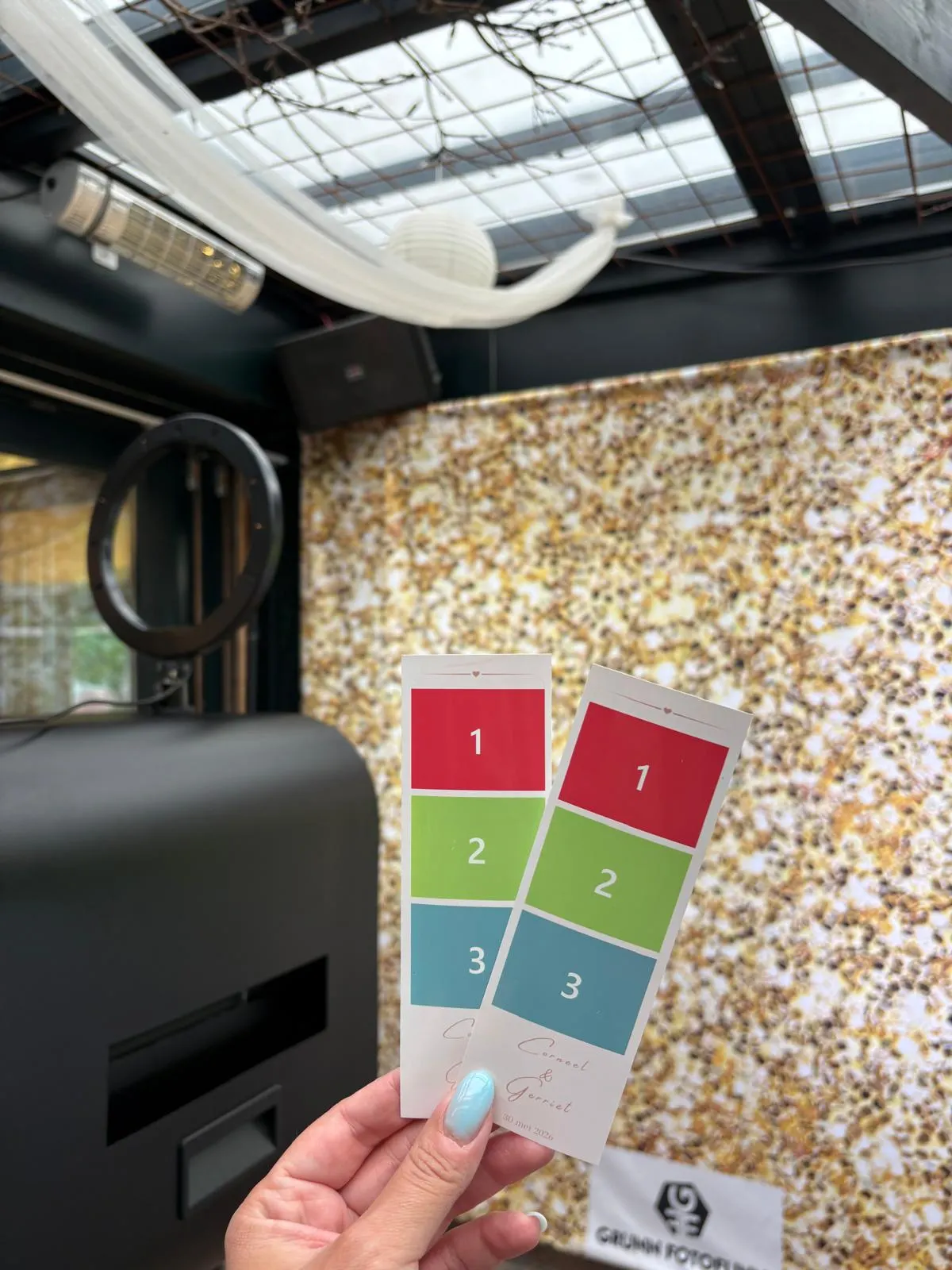 Persoonlijke fotostrips als herinnering aan een evenement